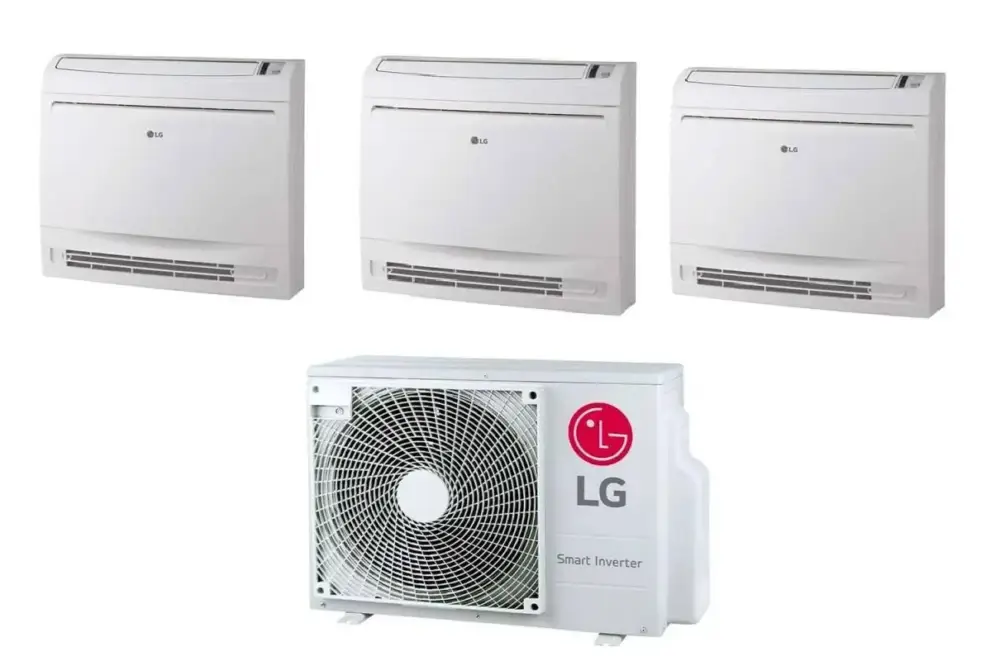 Prezzo scontato - Condizionatore Trial Split Console LG 9+9+9 Btu con MU3R19 R-32 Wi-Fi Optional