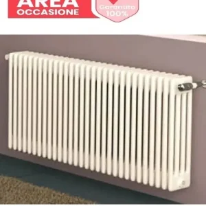 AREA OCCASIONI 3007 Batteria completa Radiatore Termosifone in acciaio tubolare Cordivari Ardesia 3 Colonne da 3 a 24 elementi h 856 mm interasse 800 mm tappi e riduzioni inclusi 8 elementi h. 856 | Saldi