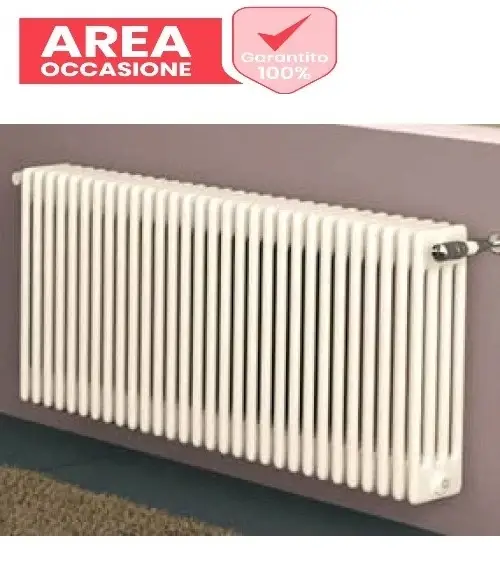 AREA OCCASIONI 3007 Batteria completa Radiatore Termosifone in acciaio tubolare Cordivari Ardesia 3 Colonne da 3 a 24 elementi h 856 mm interasse 800 mm tappi e riduzioni inclusi 8 elementi h. 856 | Saldi