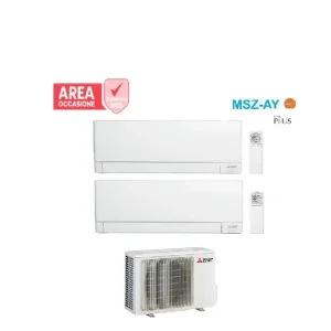 AREA OCCASIONI 2944 Condizionatore Dual Split Mitsubishi Electric MSZ-AY 9+12 con MXZ-2F53VF R-32 Wi-Fi Integrato | Super prezzo