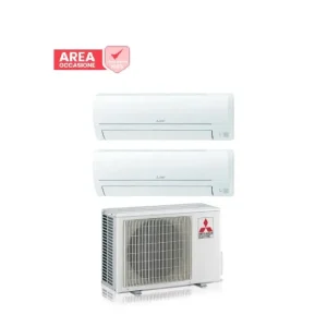 AREA OCCASIONI 3077 Condizionatore Dual Split Mitsubishi Electric Smart MSZ-HR 9+12 con MXZ-2HA50VF R-32 Wi-Fi Optional | Svendita