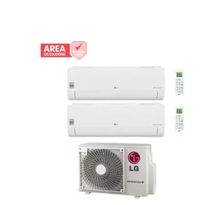 Alta qualità - AREA OCCASIONI 2995 Condizionatore Dual Split LG Libero Smart 9+9 con MU2R17 R-32 Wi-Fi Integrato