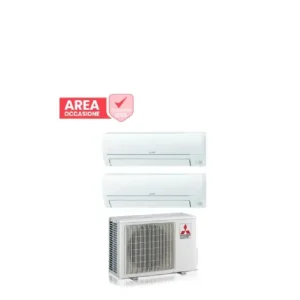 AREA OCCASIONI 3004 Condizionatore Dual Split Mitsubishi Electric Smart MSZ-HR 9+9 con MXZ-2HA40VF R-32 Wi-Fi Optional - Consegna rapida