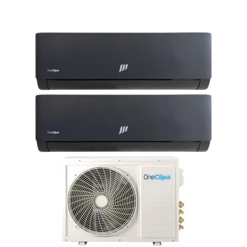 Condizionatore Dual Split OneClima Prime Black 12+18 con MLT27x3/Y24 R-32 Wi-Fi Integrato | Grande offerta