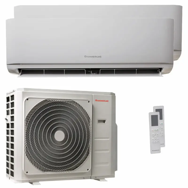 Prezzo imbattibile - Condizionatore Immergas THOR dual split 9000+9000 BTU inverter A++ unità esterna 6.2 kW