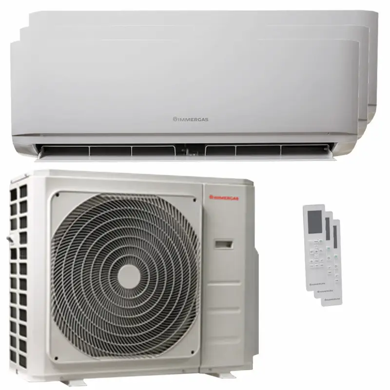 Qualità premium - Condizionatore Immergas THOR trial split 12000+12000+12000 BTU inverter A++ unità esterna 7.9 kW