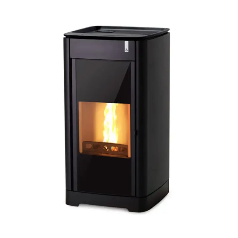 Stufa policombustibile Girolami Furni 18 nera 18 kW idro + kit acs | Saldi