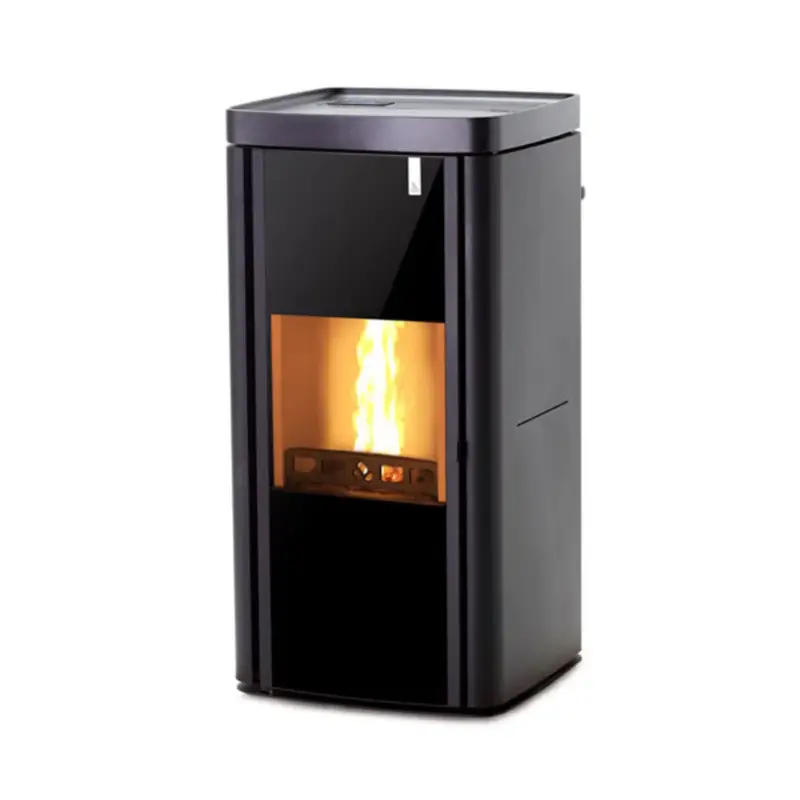 Scorte limitate | Stufa policombustibile Girolami Soft 22 nera 22 kW idro + kit acs