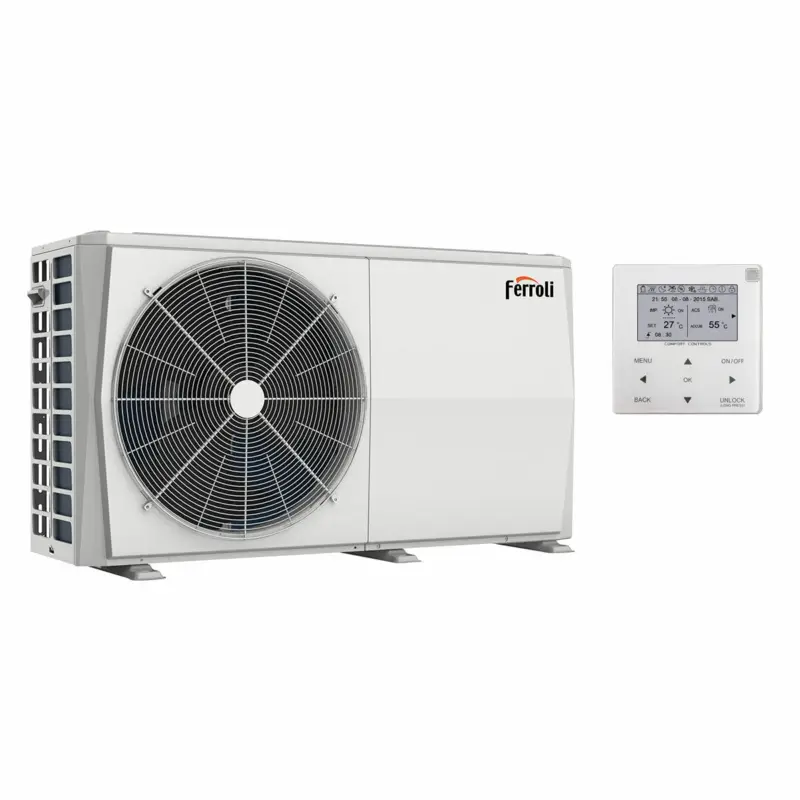 Pompa di calore aria acqua Ferroli Omnia M 3.2 6,3 kW Monoblocco Monofase Inverter R32 A++ - Nuovo lancio