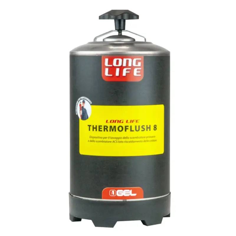 Dispositivo di lavaggio pressurizzabile GEL Long Life Thermoflush 8 per caldaie - Promozione speciale