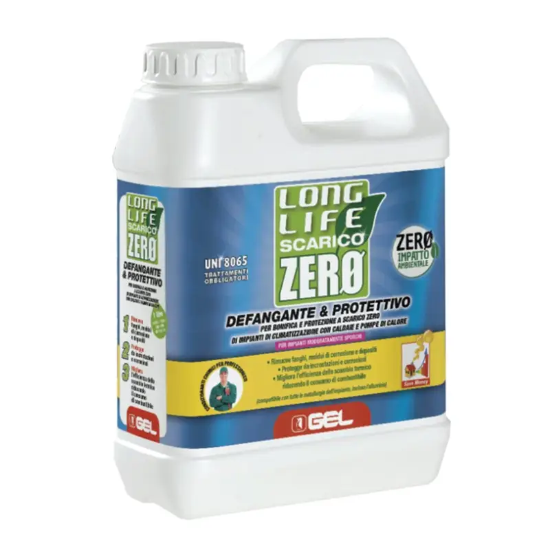 Pulitore e protettore per impianti termici GEL Long Life 100 SCARICO ZERO 1 litro - Outlet