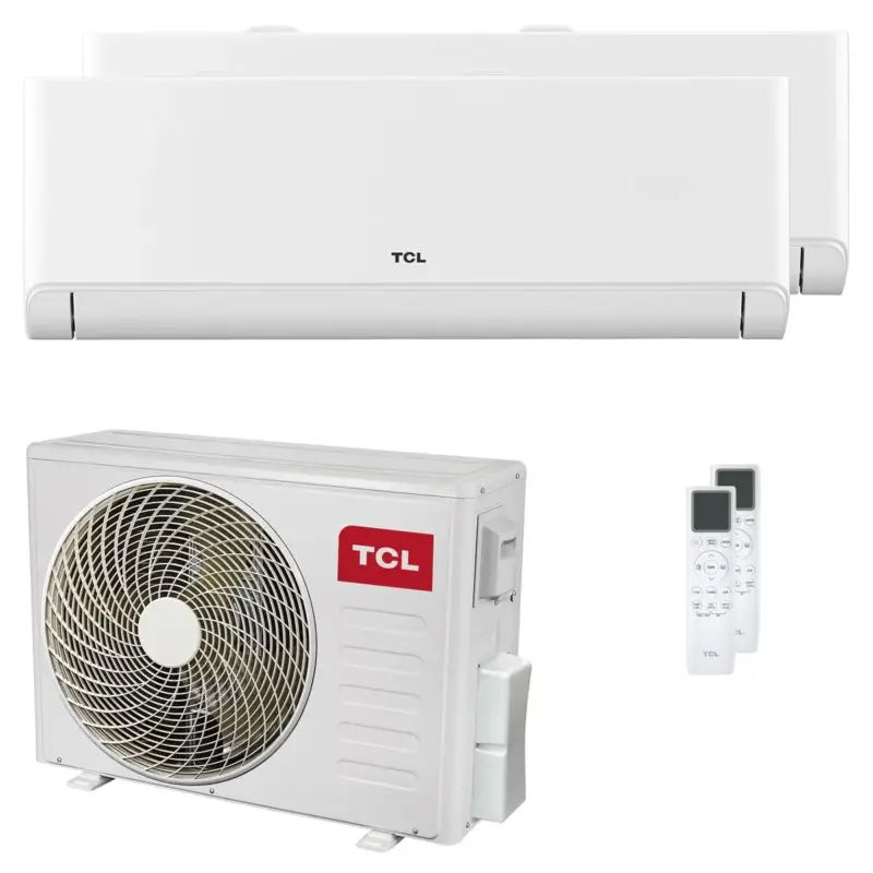 Acquista subito | Condizionatore TCL BreezeIN P5 dual split 9000+18000 BTU inverter A++ wifi unità esterna 5.1 kW