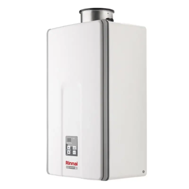 Liquidazione - Scaldabagno a gas istantaneo Rinnai Infinity 28i per interno elettronico camera stagna 28 l/min. metano