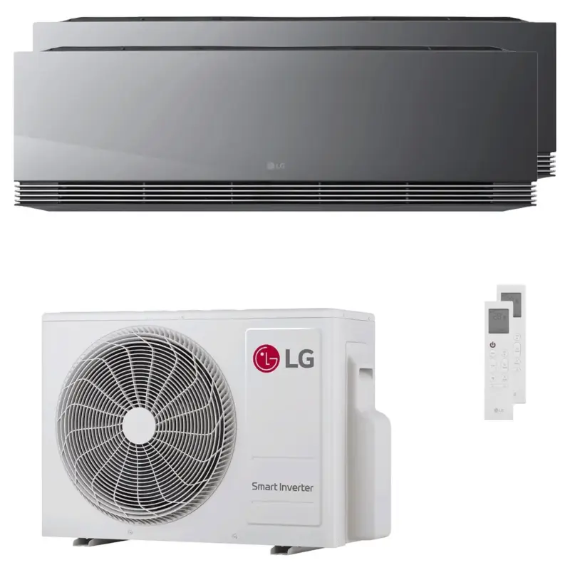 Acquista oggi | Condizionatore LG ARTCOOL Mirror AI dual split 9000+9000 BTU inverter A+++ wifi unità esterna 4.7 kW